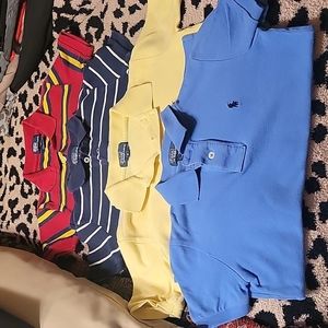 4 polo shirts size 6 short sleeve